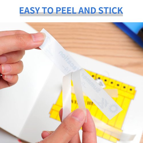 Oozmas TZe-241 18mm Label Tape Replacement for Brother Label Maker Tape 18mm 0.7 Inch Tz Laminated White TZe241 P-Touch Black on White Work with Brother PTD410 PT-D400 PT-D610BT PTD600, 3/4 Inch, 4PK