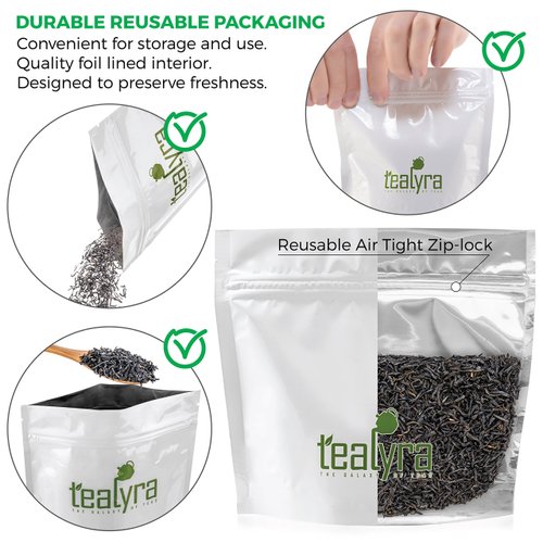 Tealyra - Keemun Mao Feng - Premium Chinese Black Loose Leaf Tea - Perfect English Breakfast Tea - Energy Boost - Caffeine Bold - Organically Grown - 110g (4-ounce)