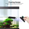 AQQA Aquarium Strong Magnetic Cleaner Brush, Fish Tank Glass Algae Magnet Cleaning Tool Floating Cleaner Scrubber Brush with 2 Detachable Scraper (Green,M)