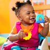 Bright Starts Chance of Smiles Silicone Teether 2-Pk, Easy-Grasp Sun and Rainbow, Unisex, 3 Months+