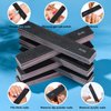 FANDAMEI 24PCS 80/80 Grit Nail File, Nail Files Kit, Double Sided Emery Boards for Nails, Professional Nail File for Natural Acrylic Nails, Rectangular Manicure Nail Files Set, Coarse Grit 80/80