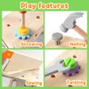GraceDuck Kids Tool Bench Wooden Set Toys - Montessori Toys for 2 3 4 5 Year Old Workbench Boy Girl Construction Toys for 2 Year Old Boy Educational STEM Toys Christmas Birthday Gifts for Boys & Girls