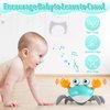 Crawling Crab Baby Toy Infant: Tummy Time Toys for Babies 3 6 9 12 18 24 36 Months, Walking Dancing Sensing Crab for Toddler 1 2 3 4 Year Old, 1st Music Birthday Gifts for Boys Girls
