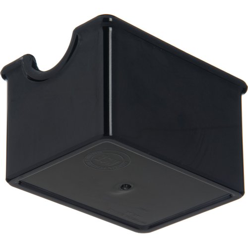 Carlisle FoodService Products Sugar Caddy for Kitchens, Plastic, 20 Packets, Black, Small