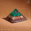 Healing Crystals Orgone Pyramid Gifts for Women, Amethyst Green Aventurine Orgonite Pyramids for Meditation, Chakra Balance, Positive Energy, Success, Handmade Home and Office Decor, Birthday Gifts