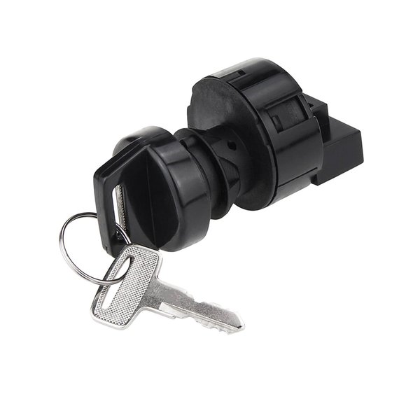 Dickno Ignition Switch with Key, Off/On/Start 3 Position 6 Pin Auto Ignition Switch Replacement Compatible with RZR 570 800 900 and More, OEM Number 4011002 4012165 4010390 4012164 4011142