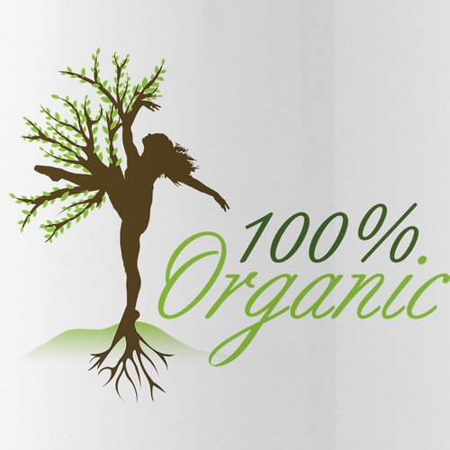 CafePress 100% Organic Stainless Water Bottle 1 1.0L (34 oz) Stainless Steel Water Bottle