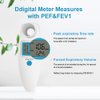 Digital Peak Flow Meter,Home Medical with Tracking Software-Accurate&Reliable Spirometer for Asthma COPD Adult Kids