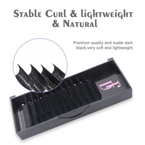 Classic Lash Extensions, 0.15CC-Mix8-15mm Eyelash Extension Matte Black Individual Eyelashes Single Lash Extensions