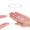 Expressions 3,000pc Hair Elastics Snag-Free Rubber Bands Small Clear Hair Elastics, Mini Hair Rubberbands For Easy Hairstyling - Clear Hair Ties