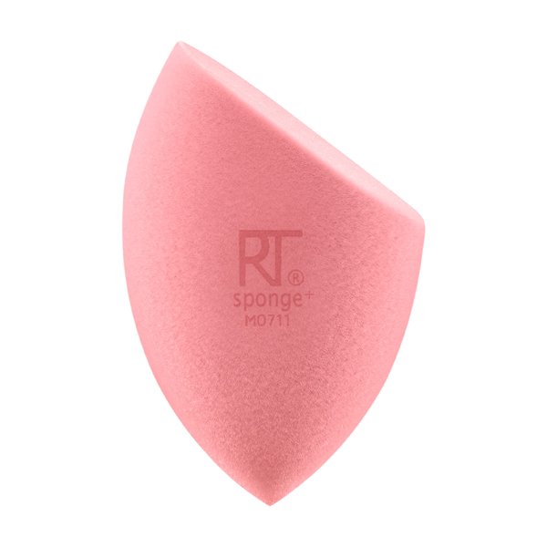 Real Techniques Miracle Powder Sponge, Makeup Blending Sponge For Powder Products, Set Makeup For Natural Finish & Cloud Skin, Buildable Coverage, Velvet Material, Packaging May Vary, 1 Count
