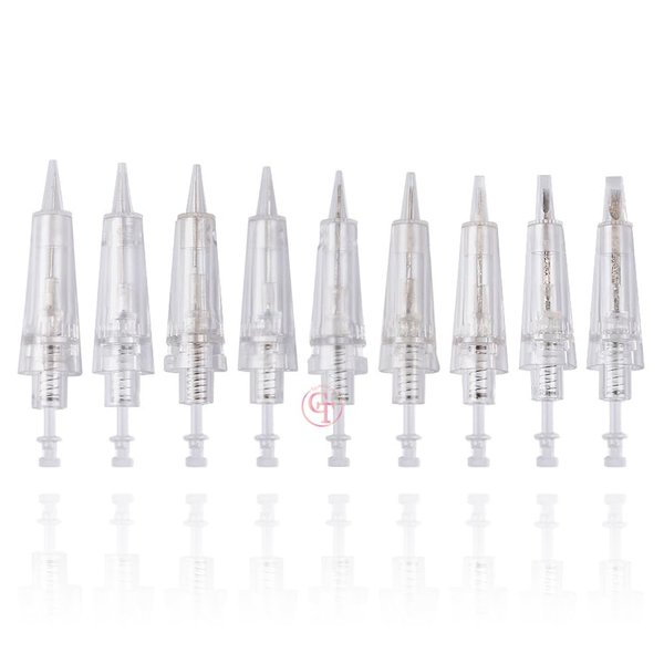 50pcs/Pack Permanent Makeup Needles Cartridge for Eyebrow Eyliner Tattoo Machine 1P 3P 5P 5F 7F for Ombre Powder Eyebrow Shading Microblading Makeup (50pcs 5F)