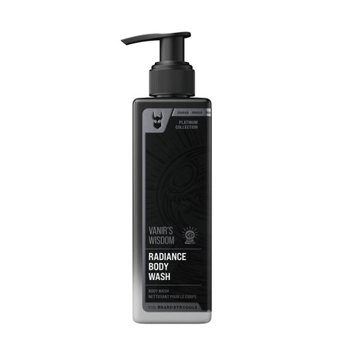 The Beard Struggle Men's Body Wash Vanir's Wisdom - Platinum Collection - Skin Cleaning Agent - Natural Body Wash - Shower Gel Liquid Soap - 240 mL / 8 US. fl. oz.