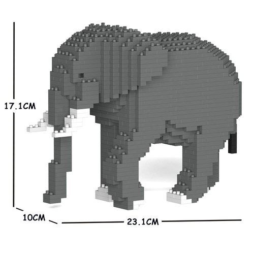 JEKCA Elephant 03S | Plastic Building Blocks | Age 14+