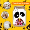 SHIEL-EVEN Halloween DIY Crafts-50 Pack Mason Jars Shape Halloween Cards with Candy Bags for Party Favors, 5 Design Halloween Crafts for Kids, Halloween Cardstock Craft Supplies for Classroom School