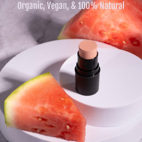 BaeBlu Organic Tint Tube, 100% Natural Vegan Gluten-Free Cream Highlighter Multi-Stick, Made in USA, Moscato