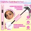 calphdiar Eyelash Extension Kit 320PCS Lashes Clusters 30D+40D Lash Extension Kit 9-16mm Wispy Cluster Eyelash Extensions Kit with Lash Bond and Seal Tweezers Natural Lash Clusters Kit for Beginners