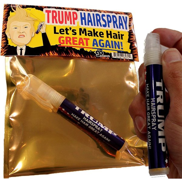 Trump Hairspray - Make Hair Great Again - Political Humor Gag Gift, Stocking Stuffer