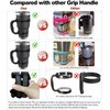 yoelike - 5 Colors - New Upgrade Anti-Slip Adjustable Tumbler Handle Fit for 20 Oz to 40 Oz of YETI, RTIC, Ozark Trail, Travel Mug, SIC, Rambler, Travel Cup and All Brands Tumbler Cup