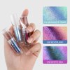Arousar Metallic Liquid Eyeshadow 3pcs, Chameleon Metallic Eyeshadow Multi-Color Shifting, Highly Pigmented and Shimmer Eye Makeup, Long Lasting Cosmetics, 3 Colors