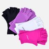 MelodySusie UV Gloves for Gel Nail Lamp, Professional Protection for Manicures, Nail Art Skin Care Fingerless Glove Protect Hands (Rose)