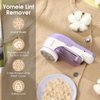 Yomeie Fabric Shaver, Rechargeable Sweater Shaver, Lint Shaver with 6-Leaf Blades, Electric Lint Remover for Clothes & Furniture, Couch Pilling Remover Depiller for Removing Fuzz, Lint, Pills, Bobbles