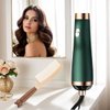 Travel Hair Dryer- 1800W High-Speed Brushless Motor Negative Ionic Blow Dryer for Fast Drying, Low Noise Thermo-Control Hair Dryers with Comb for Salon, Home and Travel. (Green)