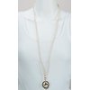 SPUNKYsoul Pretty Cute Colored Lanyard Necklace for id badge key keychain with Beads for Women (Creme)