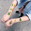 10 Sheets St. Patrick’s Day Temporary Tattoos,Lucky Shamrock Leprechaun Glow in The Dark Tattoos Green Clover Irish Designs Paint Art Luminous Tattoo Stickers for Kids and Women Parade Party Supplies