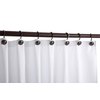 CHICTIE Bronze Shower Curtain Hooks,Oil Rubbed Decorative Shower Rings,Set of 12 Rust Resistant Shower Hooks Hangers for Bathroom Curtains Rods(Oil-Rubbed Bronze)