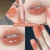 Jutqut Jelly Lipstick, Tinted Lip Gloss Heart Shape Lip Stain, Mirror Moisturizing Lip Glaze, Long Lasting Nourishing Lip Glow Balm, Non-sticky, Vivid Color Glossy Lip Gloss Lip Makeup, 01#02#03