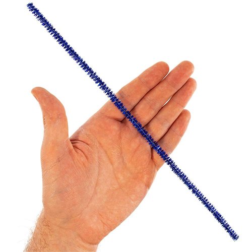 West Coast Paracord Chenille Stems – Fun Tinsel Pipe Cleaners for DIY Crafts, Art, Decorations – 12 inches by 6 millimeters - Pack of 25 (Multicolor)