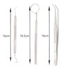 PRECISE CANADA Dental Hygiene Tools Tartar Scraper and Sickle Scaler 3-piece