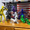 FoxVilla Assembly Completed T13 Action Figure, Titan 13 3D Printed Action Figure, Lucky 13 Action Figure, Assembled Dummy 13 Action Figure(Gold)