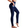NELEUS 3 Pack Tummy Control High Waist Running Workout Leggings,9017,Black,Grey,Navy Blue,US S,EU M