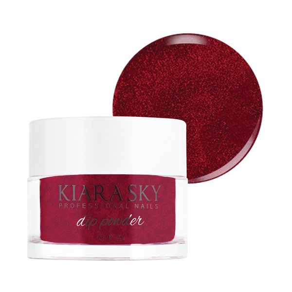 Kiara Sky Long Lasting Nail Dip Powder Red Tones 1 oz, Wine Not?