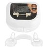 Dzrige Halloween Retractable Vampire Fangs Scary Creepy Plastic Vampire Fake Teeth for Cosplay Party Props Halloween Carnival Party Fangs Favors