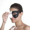 Eye Gel Mask For Puffy Eyes and Dark Circles - Natural, Hydrating, and Anti-Aging Ingredients To Also Reduce Appearance of Bags, Crow's Feet, Wrinkles & Fine Lines - 5 Bamboo Charcoal Fiber Masks