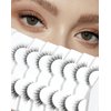 Cat Eye eyelashes Lash natural wispy, Frihappy false eyelashes, Wispy Strips, Faux Mink Lashes, black band lashes, pestañas postizas naturales, 7 pairs, Frihappy 2024 lashes #Danica