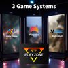 Game Console HDD with 3 Game Systems, Video Game Console with Built in 16191 Games, Emulator Console has 80+ Emulators, Game SSD for PC (Playzone-706-2)