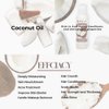 COCONUT OIL | 4oz(118ml) | All-Natural | For Hair+ Skin | Nourishing, Moisturizing | Dry Skin and Health Beauty