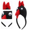 ABOOFAN Chicken Hair Hoop 4pcs Easter Chick Headband Rooster Animal Hair Hoop for Adults Birthday Dress- Up Party Supplies Random Color Chicken Beanie