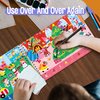 28 Dry Erase Activities Book, Reusable & Erasable Game Pad, Explore and Find Games Interesting Educational Toy and Learning Tool for Road Trip Airplane Travel