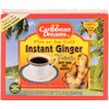Caribbean Dreams Instant Ginger Tea, 100% Natural from Jamaica, Strong Taste and Aroma, 10 Sachets