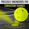 Franklin Sports X-26 Indoor Pickleballs - Indoor Court Pickleball Balls - USA Pickleball (USAPA) Approved Tournament Pickleballs - 3 Pack Inside Pickleballs - Lime Green