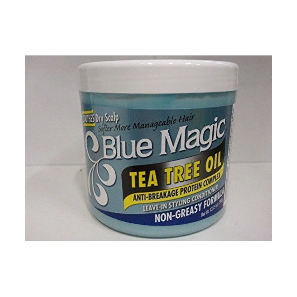 Blue Magic Tea Tree Oil Leave-In Styling Hair Conditioner 390 g by Blue Magic