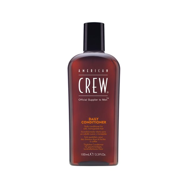 Men's Conditioner by American Crew, Daily Conditioner for Soft, Manageable Hair, Naturally Derived, Vegan Formula, Citrus Mint, 3.3 Oz