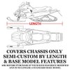 Snowmobile Sled Storage Cover Compatible for Arctic Cat M1000 153 Model Years 2007-2009, 200 Denier Strength