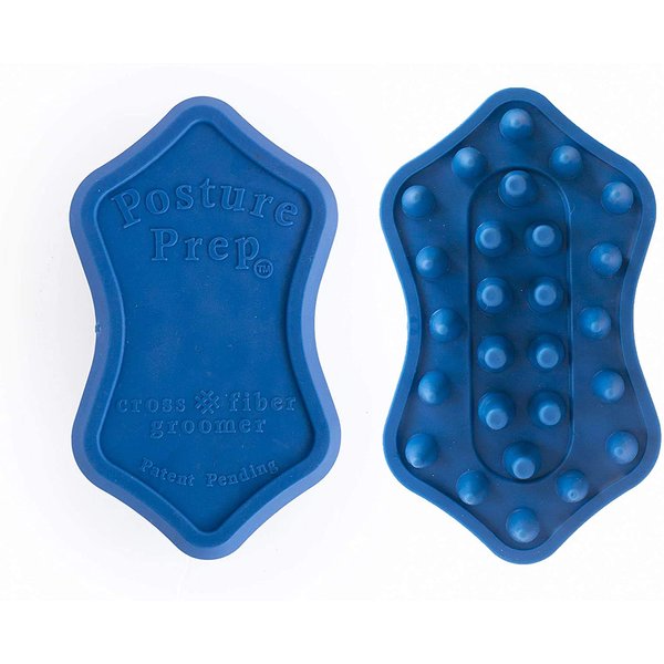 Posture Prep Flexible Massage Muscle Therapy Tool for Natural Pain Relief - Soft Rubber, Blue - Get Professional Relaxation with Our Back Massager