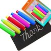 5 Pieces Colorful Plastic Chalk Holders，Blackboard Adjustable Set for Teachers Kids School Office Drawing Board，It protects your hands from direct contact with chalk, 5 Count (Pack of 1)
